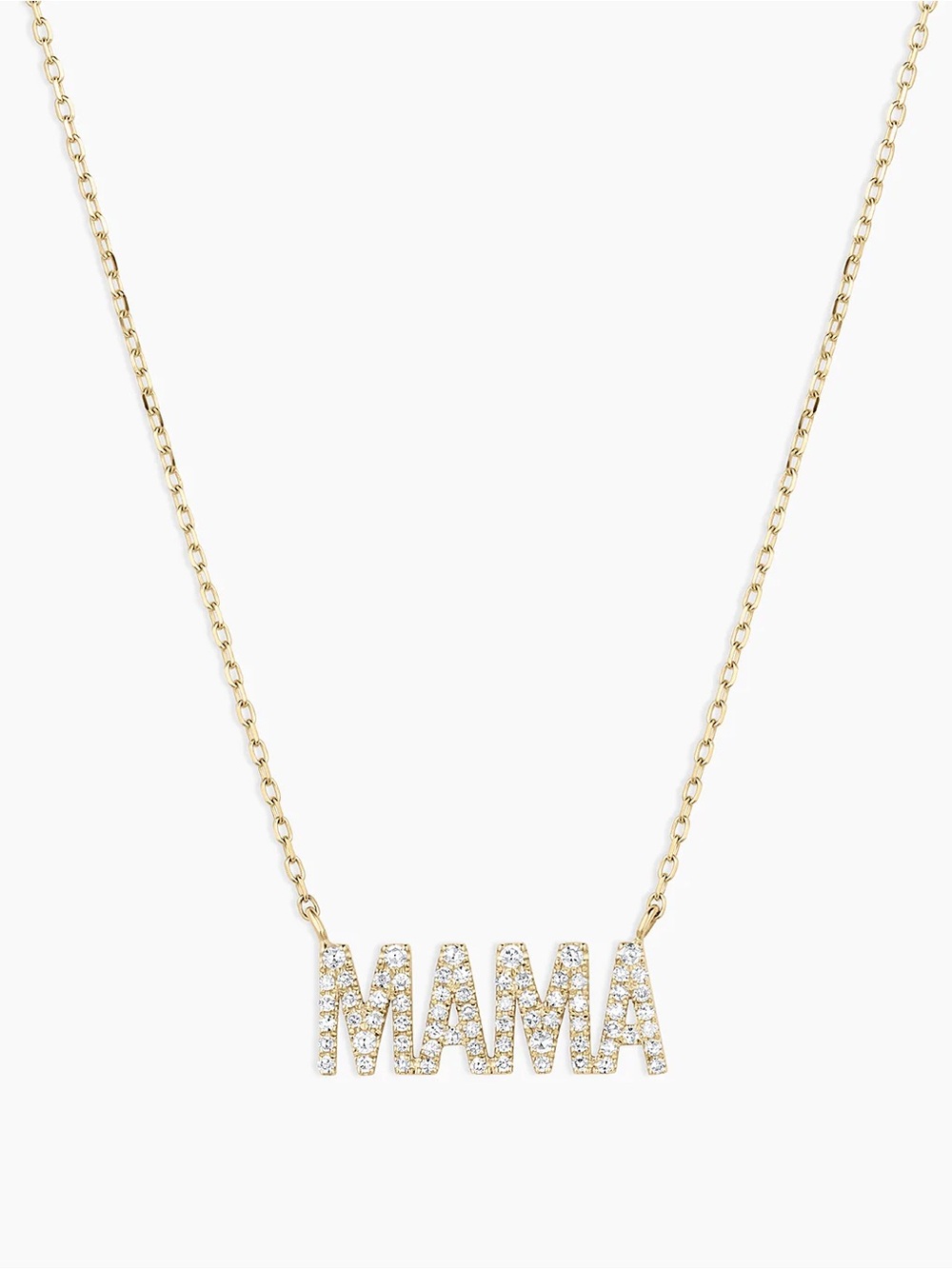 Gorjana Diamond Pavé Mama Necklace